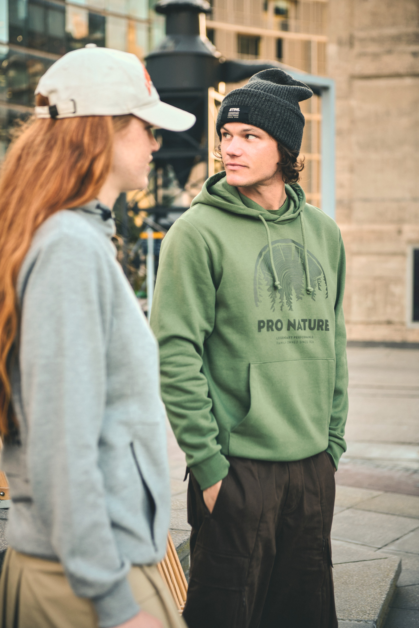 Hoodie PRO NATURE grön