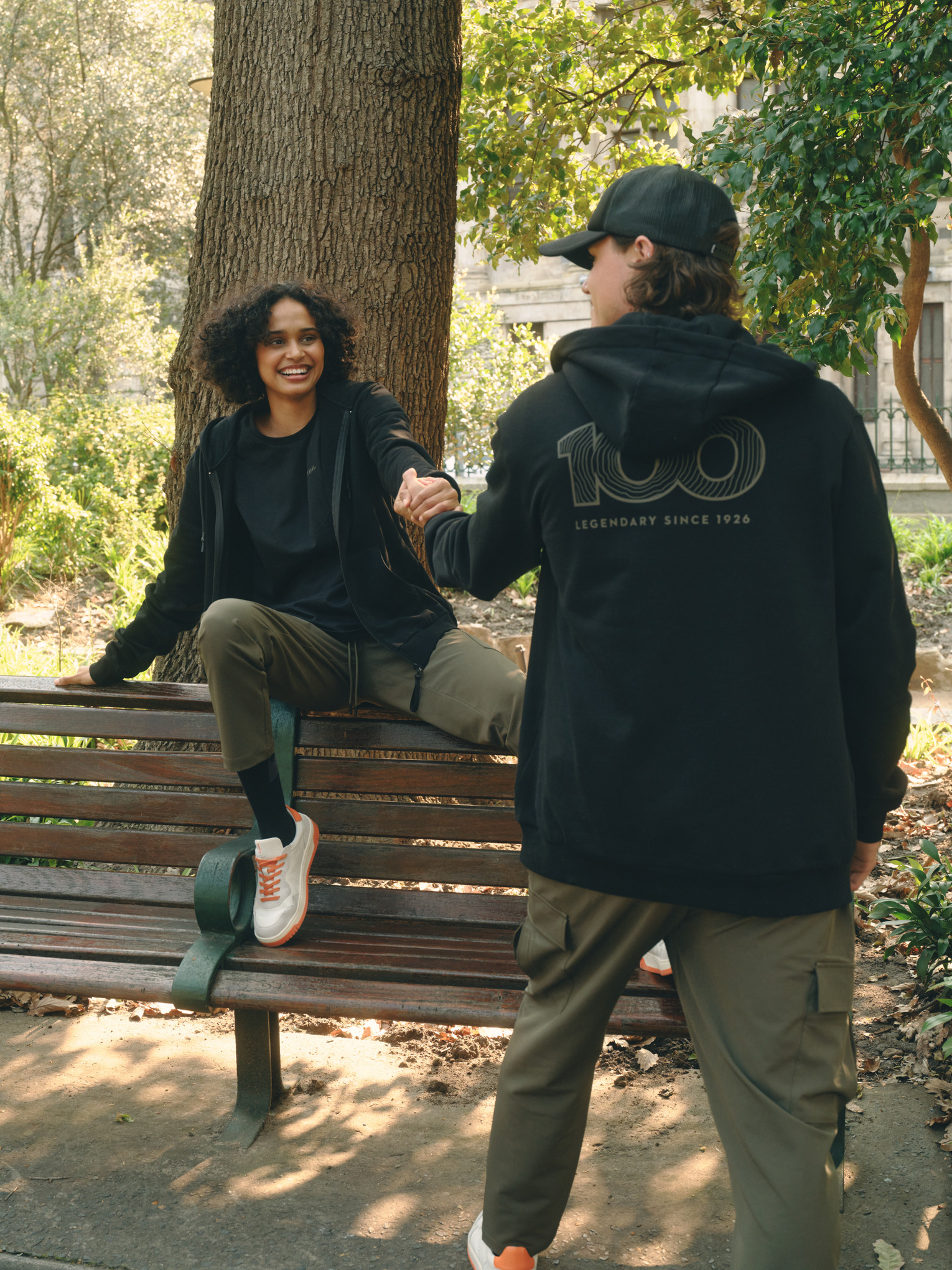 Hoodiejacka STIHL 100 REFLEKTERANDE svart