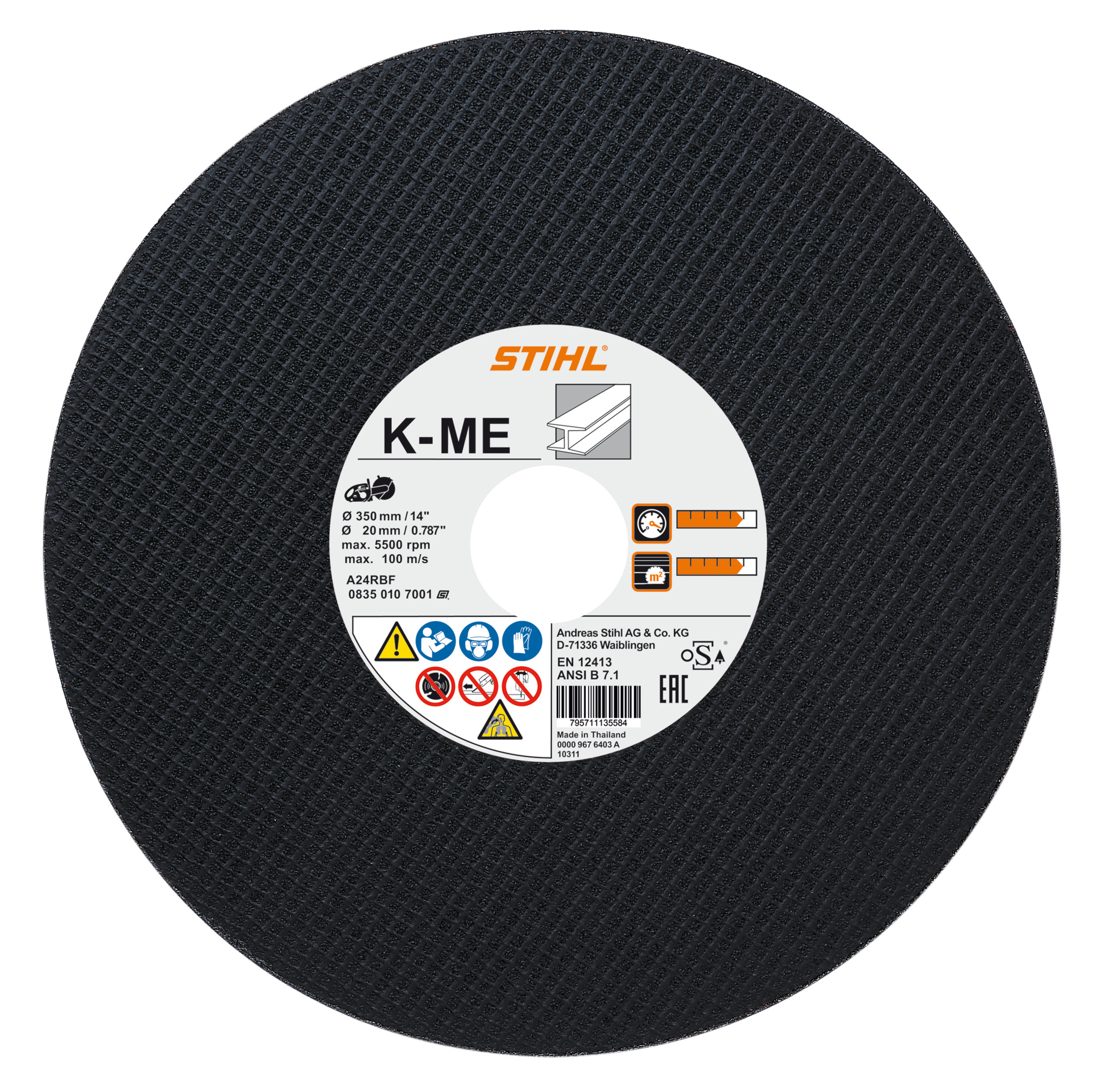Fiberförstärkt kapskiva, stål, STIHL