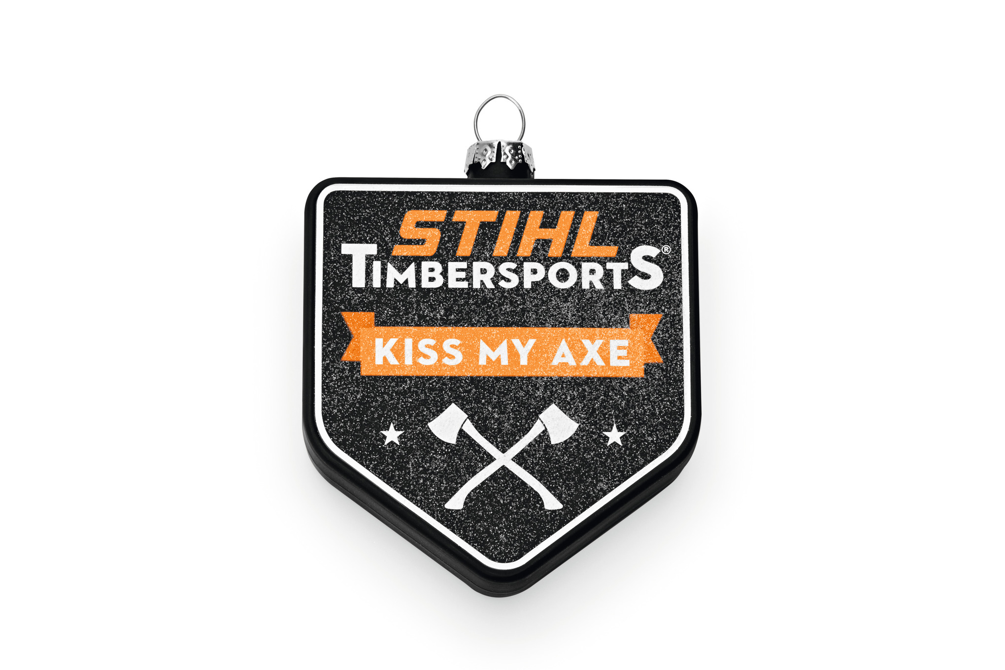 Julgransdekoration "KISS MY AXE"