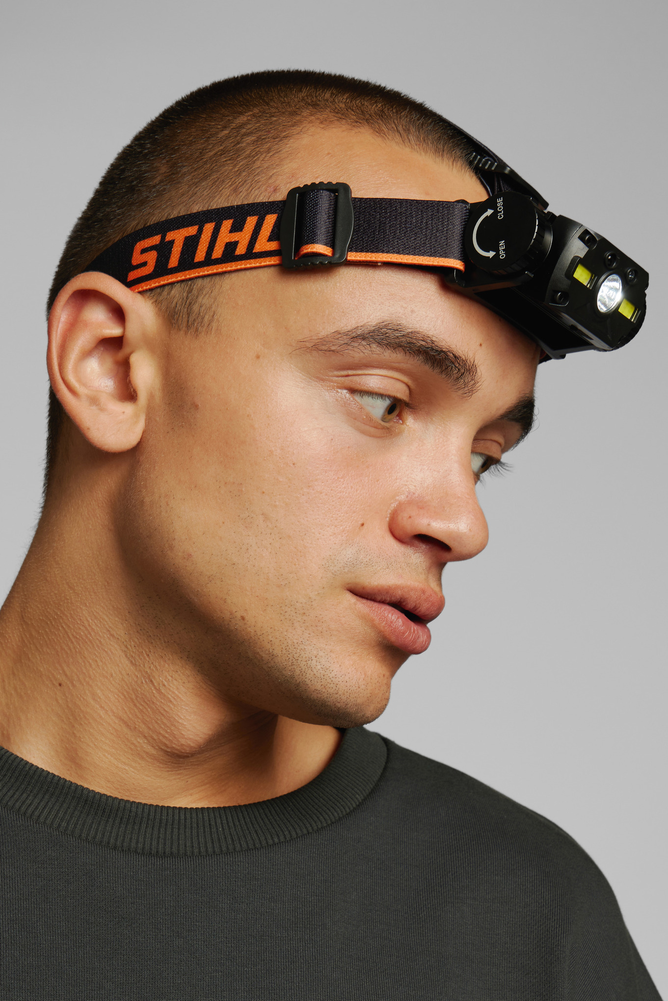 Pannlampa STIHL inklusive hjälmhållare