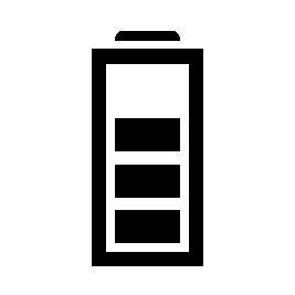 Ikon för batteriladdning